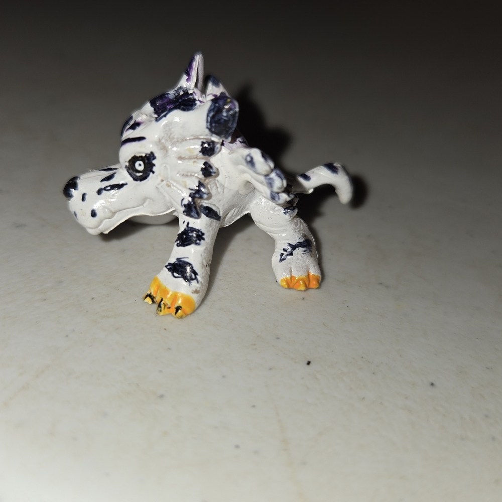 1997 Digimon Digital Monsters 1.5" Garurumon Mini Figure Bandai